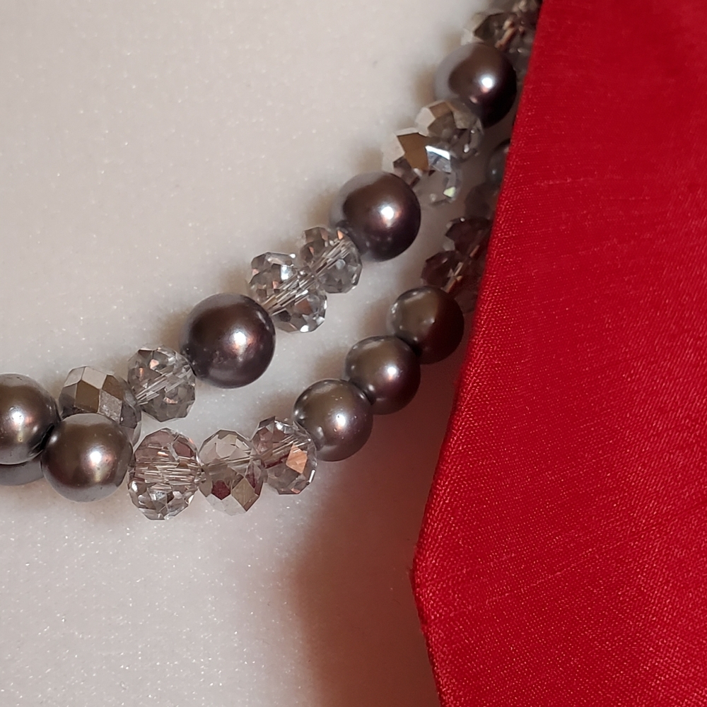 Liz Claiborne Double Stranded Necklace